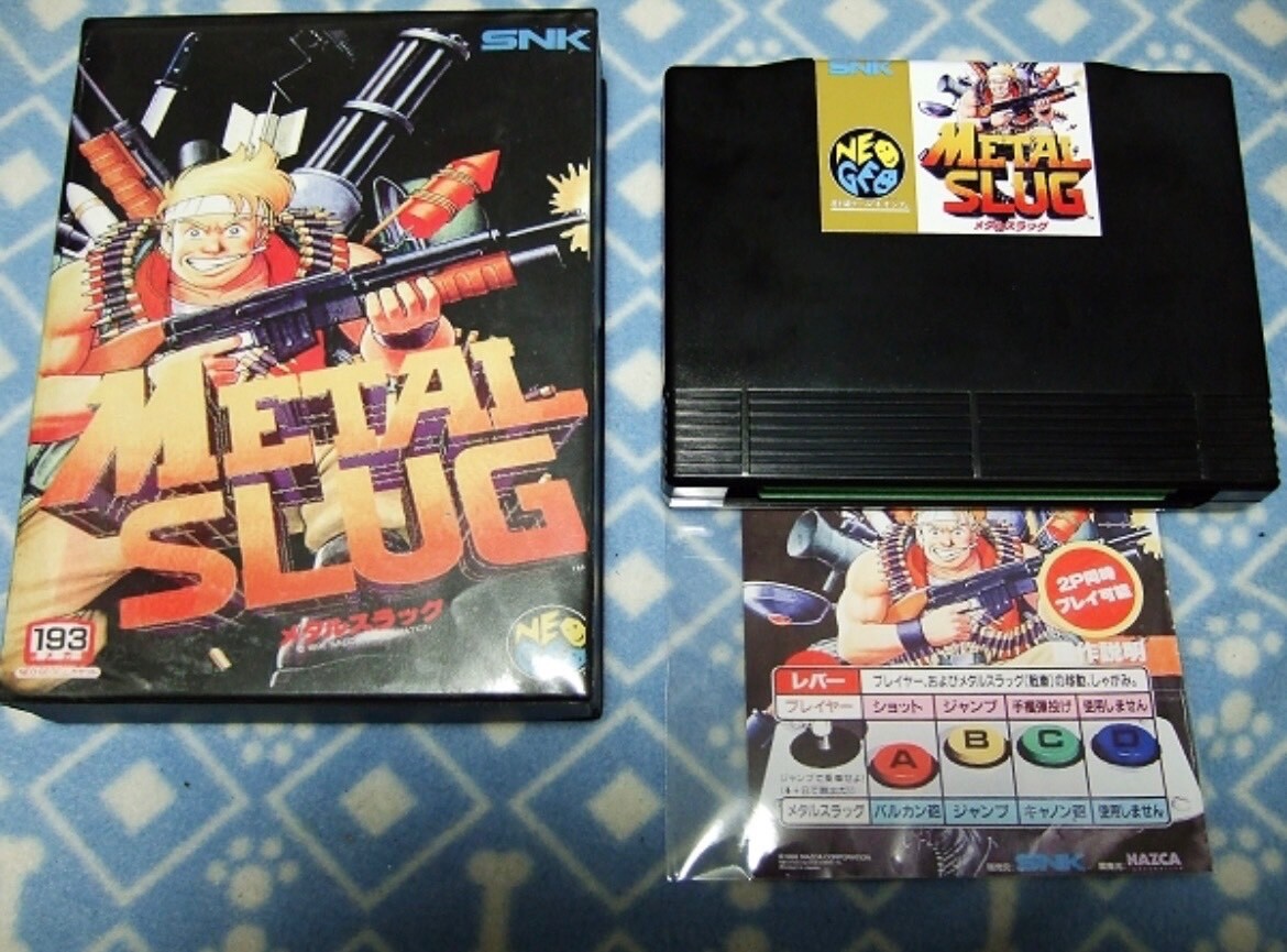 メタルスラッグ×  MVS ROM NEOGEO NEO GEO AES ROM Metal Slug MVS Convert EP ROM SNK With Case