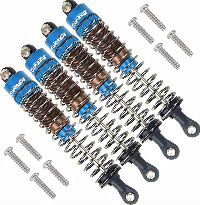 80mm 1/10 Oil-Filled Shock Absorber Kit for SCX10 Monster Car Axial Upgrade