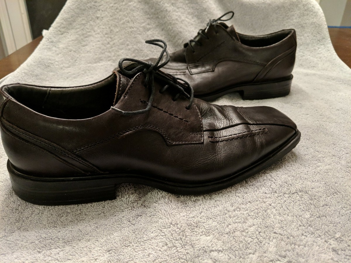Belvedere Dumbarton Mens Dark Brown Leather Bicycle Toe 