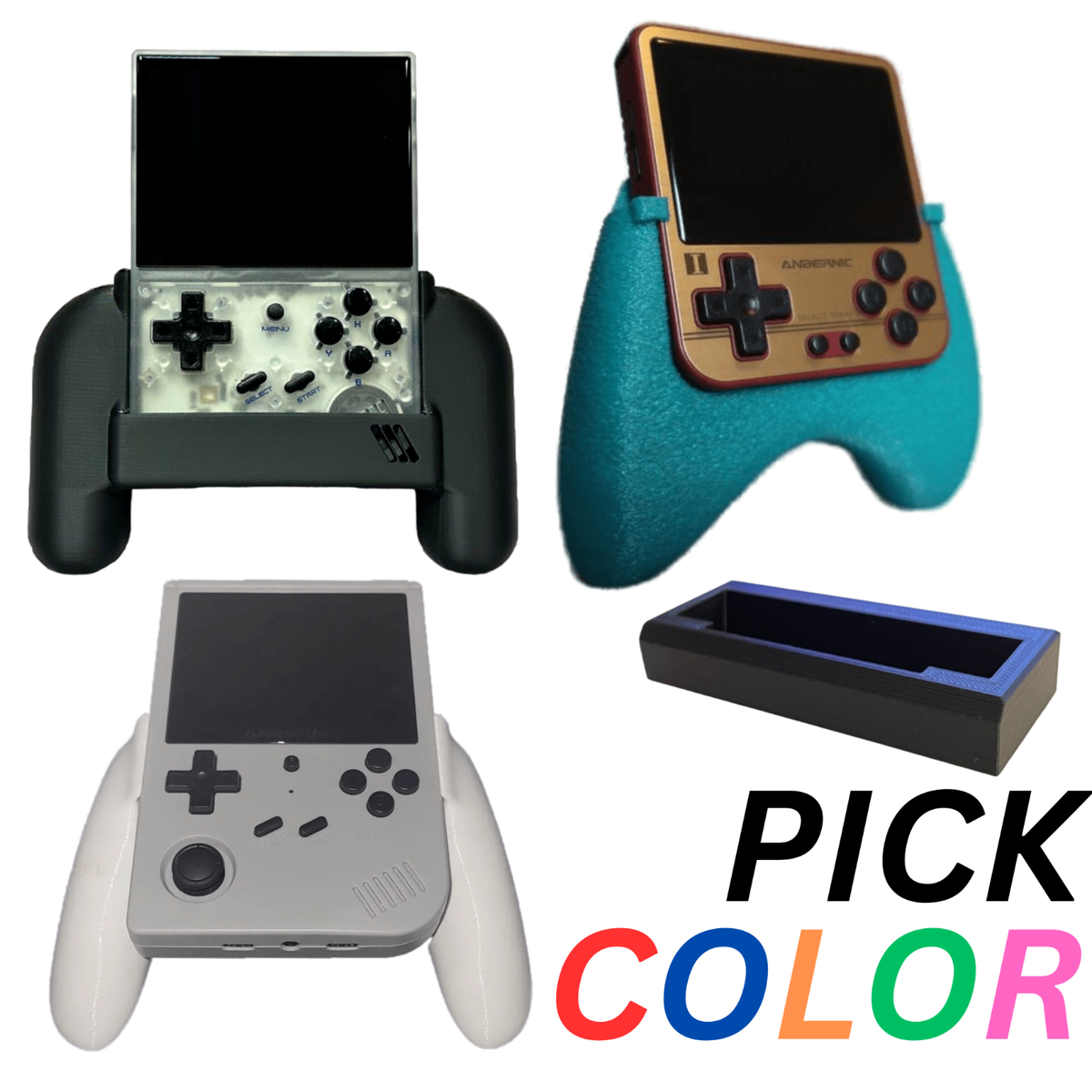 Anbernic Comfort Grip or Desk Stand RG351V RG35XX RG280V RG353V - Main Image