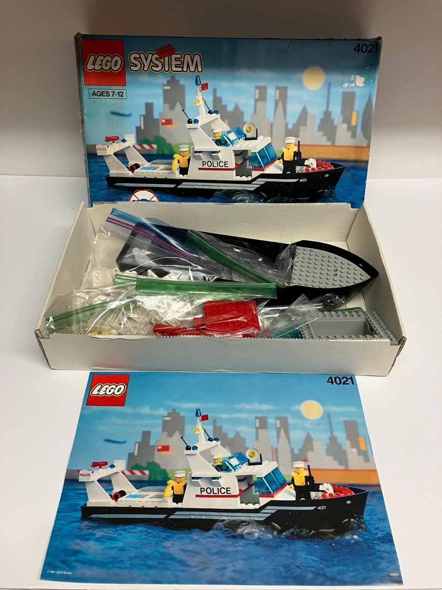 LEGO System 4021 Police Patrol Boat ** MISSING 3 pieces | eBay