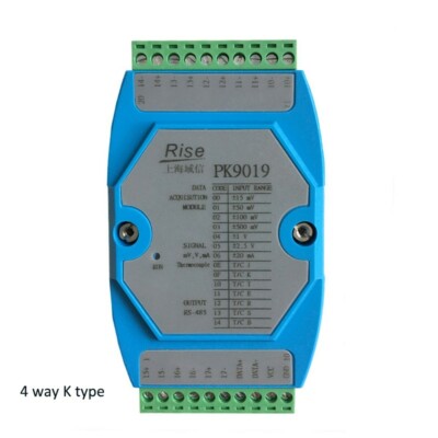 K Thermocouple Data Acquisition Module System RS485 F/ Modbus-RTU PK9019