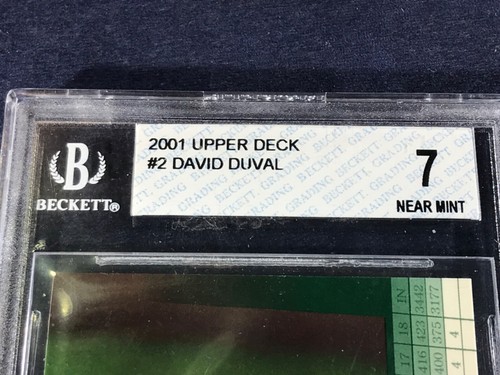 M3-85 GOLF CARD - DAVID DUVAL - CARD #2 - 2001 UPPER DECK - GRADE 7 - Bild 2 von 6