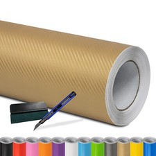 3D Carbon Folie 7€/m² selbstklebende Autofolie Blasenfreie Luftkanal Auto Folie