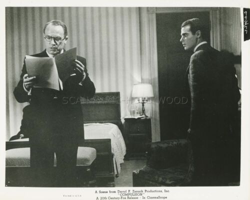 DEAN STOCKWELL E.G. MARSHALL COMPULSION 1959 PHOTO ORIGINAL #3 - Bild 1 von 2