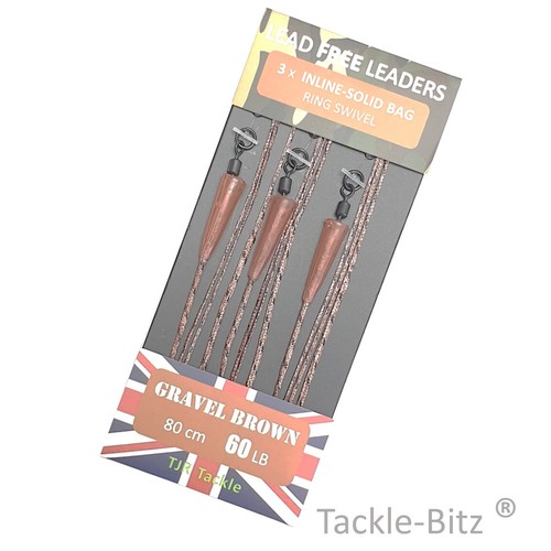 Solide Tasche Inline Leaders Ring drehbar bleifrei 60 Pfund Test Karpfen Angeln Tackle - Bild 4 von 8