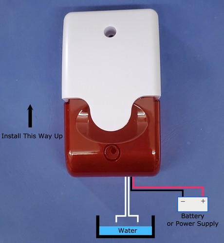 Alarma de sentina de enganche de alto nivel de agua de 12 V con cables de sensor de 3 metros. - Imagen 3 de 3