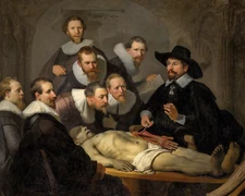 Rembrandt The Anatomy Lesson 8"x10" Reproduction Art Print 8x10