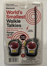 NEW Worlds Smallest WALKIE TALKIES Miniature by Westminster