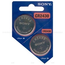 2 Murata ex SONY  CR2430 3V Lithium Coin Battery Expire 2031 FRESH- USA Seller
