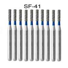 10 kits de fresas de diamante de dos capas SF-41 para pieza de mano de alta velo