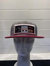 Nintendo Classic NES Controller - Snapback Hat, Gray and Red, One Size