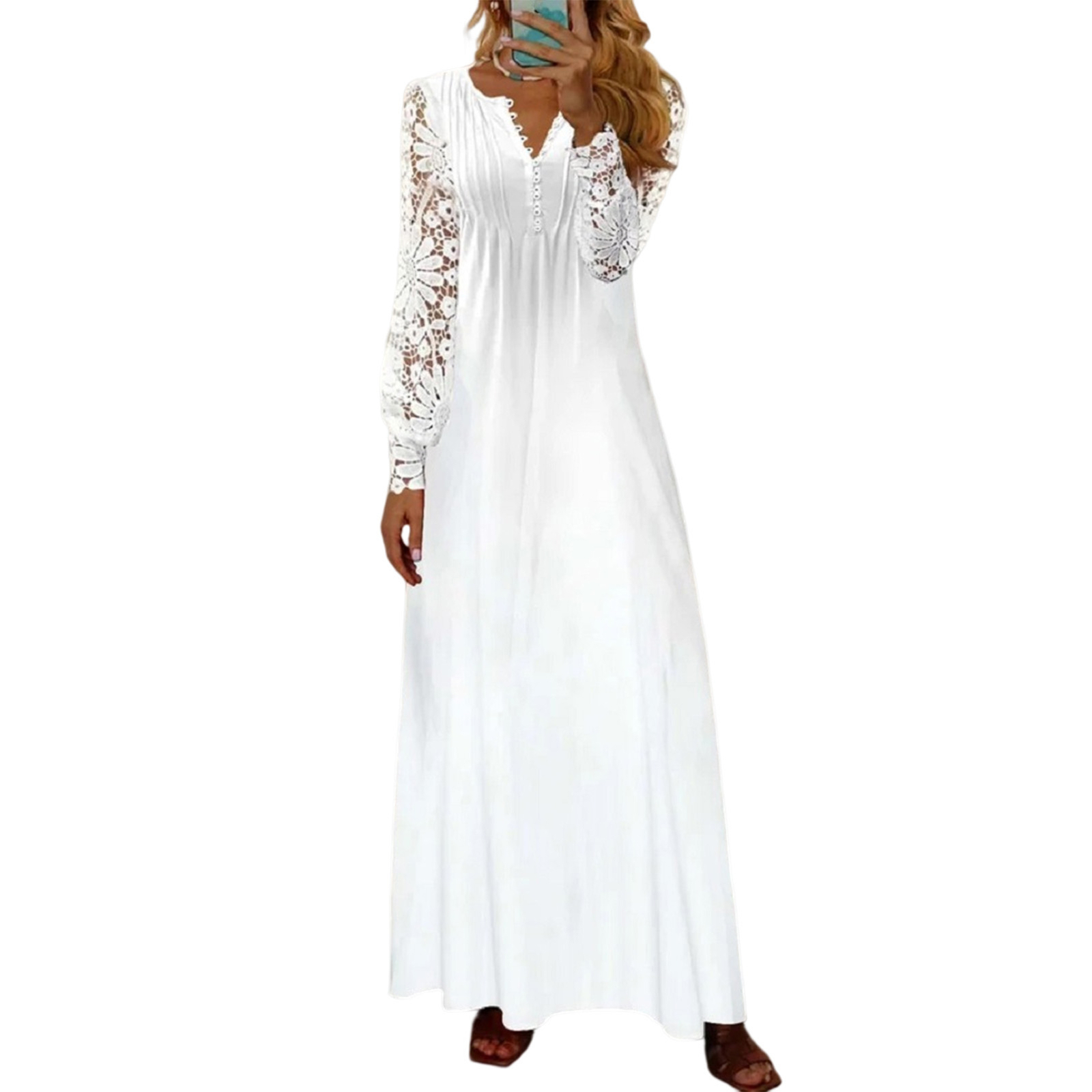 Party Dress Neck Streetwear Elegant Floral Print Women Maxi Dress eBay