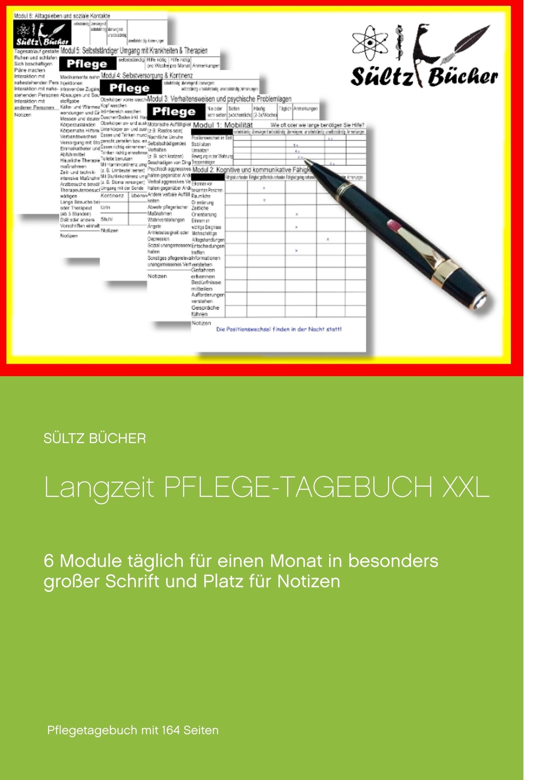Thumbnail - Langzeit Pflege-tagebuch Xxl Renate Sültz (u. A.) Taschenbuch