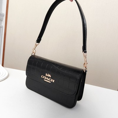 COACH BRYNN FLAP Shoulder Bag CN061 Black Outlet NEW | eBay