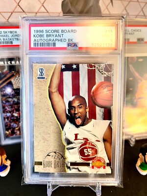 ⭐️ KOBE BRYANT 1996 SCORE BOARD BK #15 PSA 9 MINT GRADED CARD 