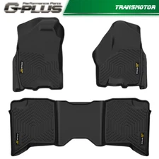 Crew Cab All Weather Floor Mats Full Set Liners Fit For 09-18 Dodge Ram 1500 TPE