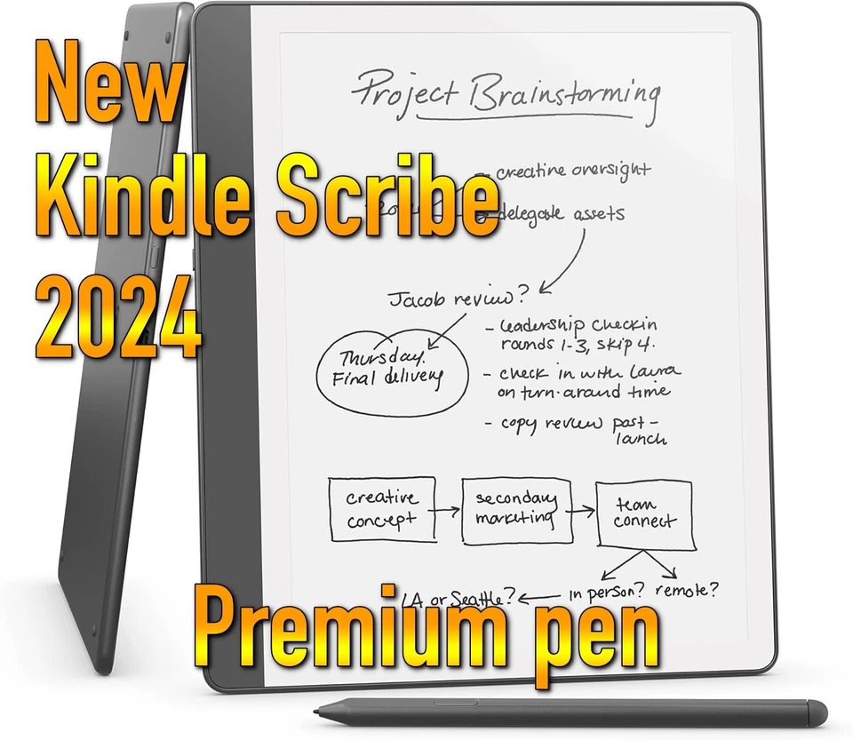 [Open] Amazon Kindle Scribe Notebook with Premium Pen Redesigned 32GB (2024) - Image 2 of 4