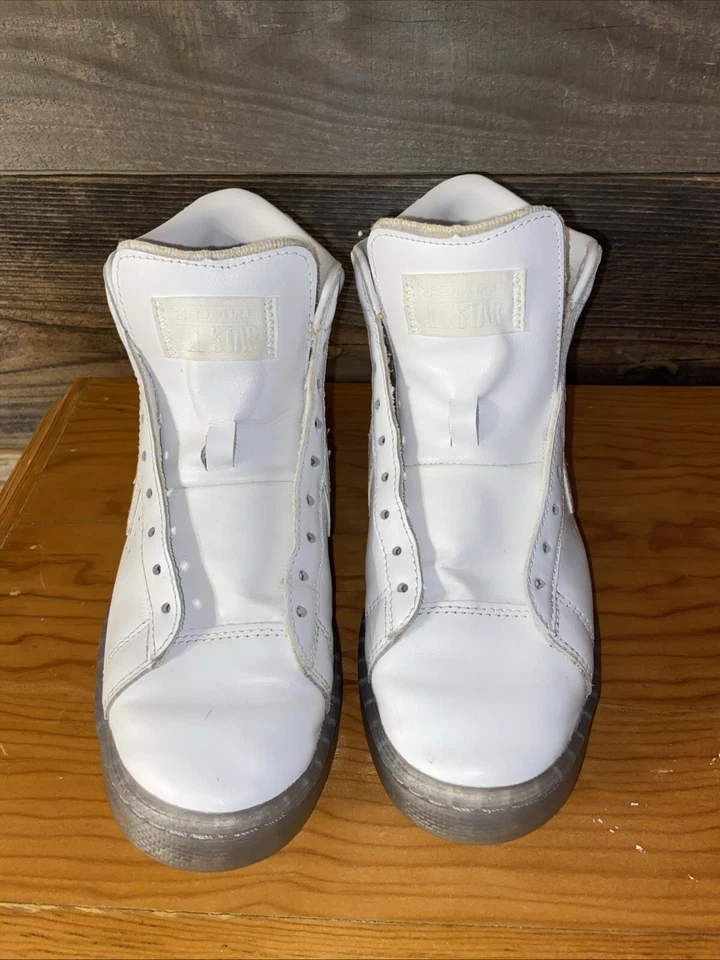 Zapatillas altas Converse Pro de cuero negras hielo - blancas para mujer 6 para hombre 4,5 Foto 3 de 4