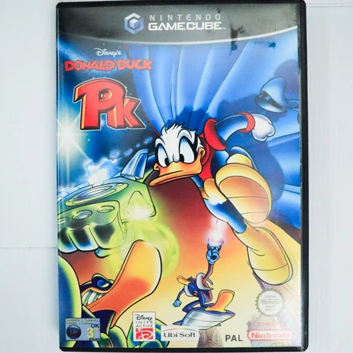 Disney's Donald Duck: PK (Nintendo GameCube, 2002) Action Adventure Video Game