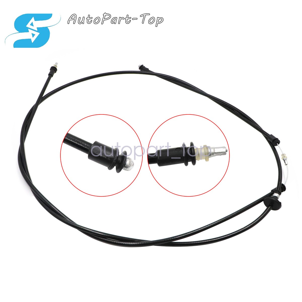 For JAGUAR X-TYPE X400 Front Bonnet Hood Lid Lock Release Cable