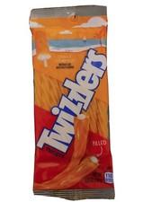 Twizzlers ORANGE CREAM POP Filled Chewy Candy Twists 4.25oz