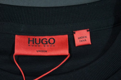 HUGO by HUGO BOSS Unisex 'Dicago-U202' Studded Logo Crew-neck Sweatshirt NEW NWT - Picture 5 of 7