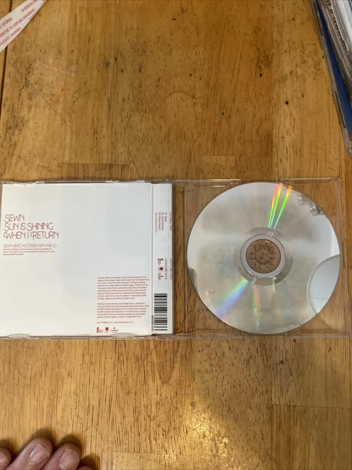 The Feeling Sewn EU 3 Track CD 2006 Universal Island Records Issue - Imagem 3 de 4