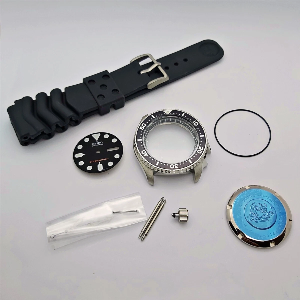 Seiko skx007 black bezel sale