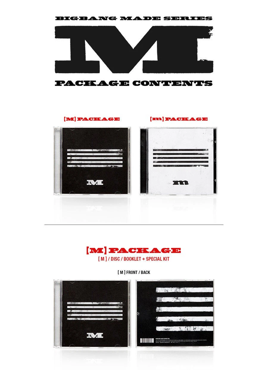 BIGBANG [MADE] SERIES Album M/A/D/E RANDOM CD+Booklet+Card+