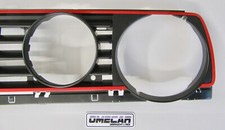 Frontgrill Kühlergrill Grill VW Golf 2 191853653 K Doppelscheinwerfer Roter Rand