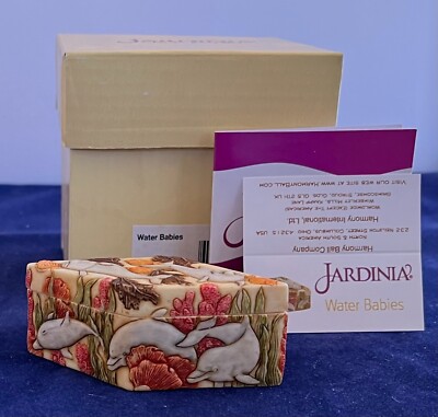 Harmony Kingdom ~ Jardinia ~ WATER BABIES ~ JALRDO ~ NIB ~ Dolphins