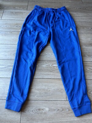 Jordan TEAM Dry Air Fleece Jogger Sweatpants Men s Sz M Royal Blue CV8347-493