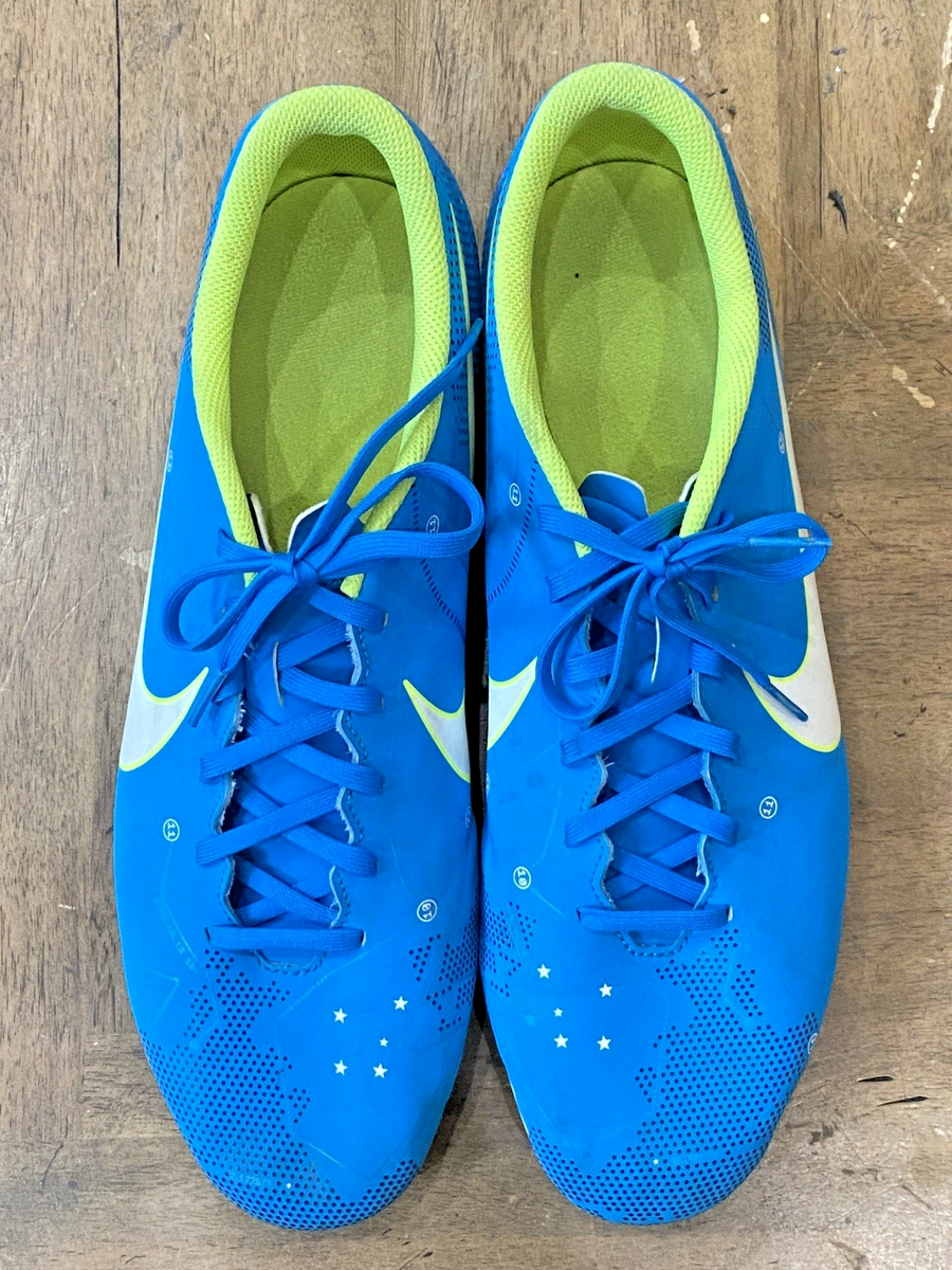 Nike Men Mercurial Victory VI NJR FG Neymar Blue Yellow Soccer