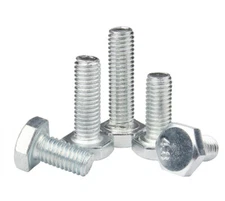4m / M4 Grade 4.8 Galvanized Steel Hexagon Hex Head Screws Bolts
