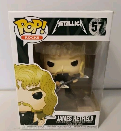 Funko Pop Rocks Metallica James Hetfield Vinyl Figure #57 | eBay
