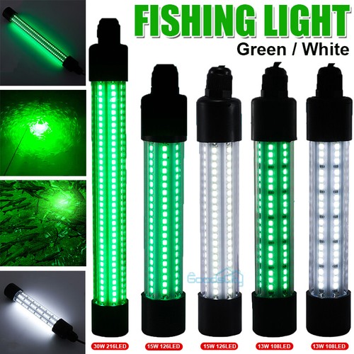 9000000Lumens 12V LED Green Underwater Fishing Light Lamp Fish Attract Bright - Picture 4 of 75