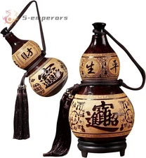 Natural Wine Gourd Outdoor Portable Water Bottle Water Wine Medicine Gourd