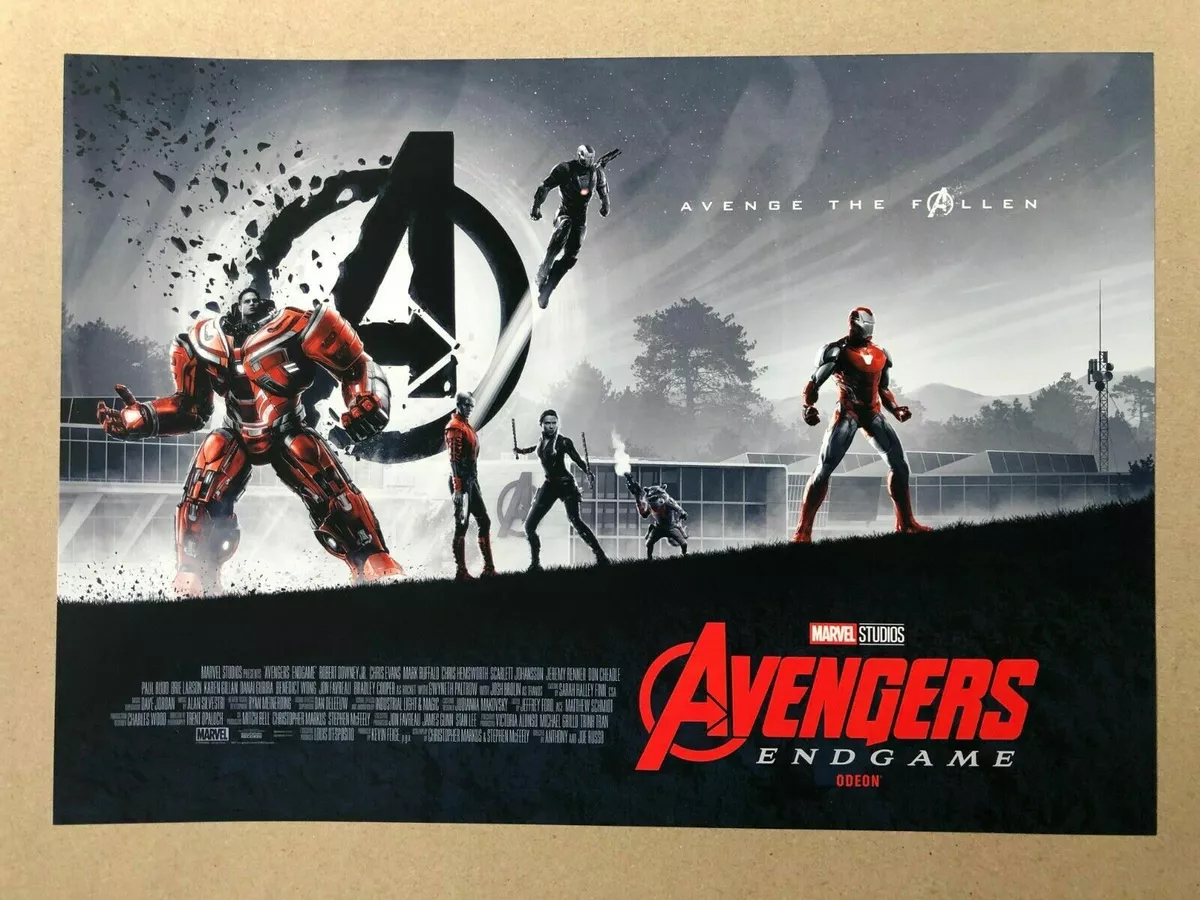 AVENGERS ENDGAME comic movie POSTER print Matt Ferguson