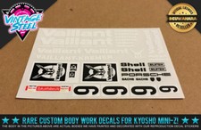 Calcomanías adhesivas Kyosho Mini-Z Porsche 934 "VAILLANT" carrocería a escala automática radiocontrol