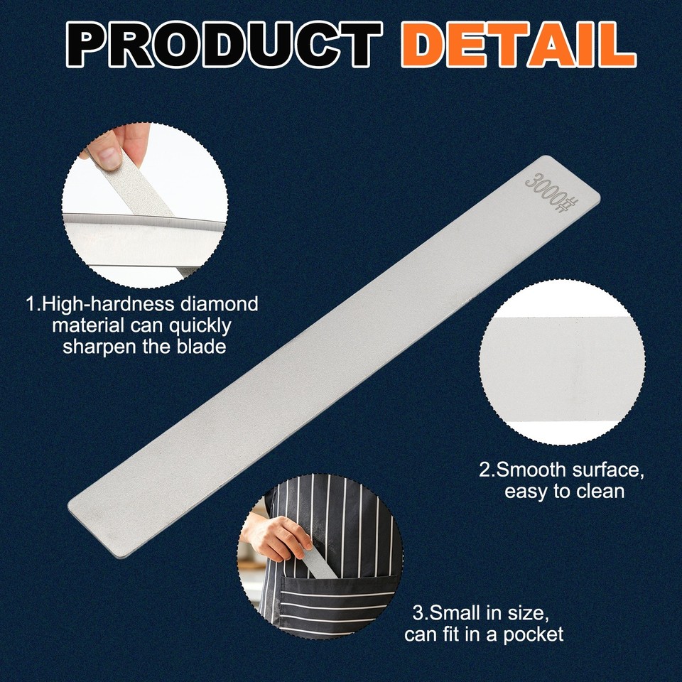 Rectangle Diamond Sharpening Stones 5.9x0.8