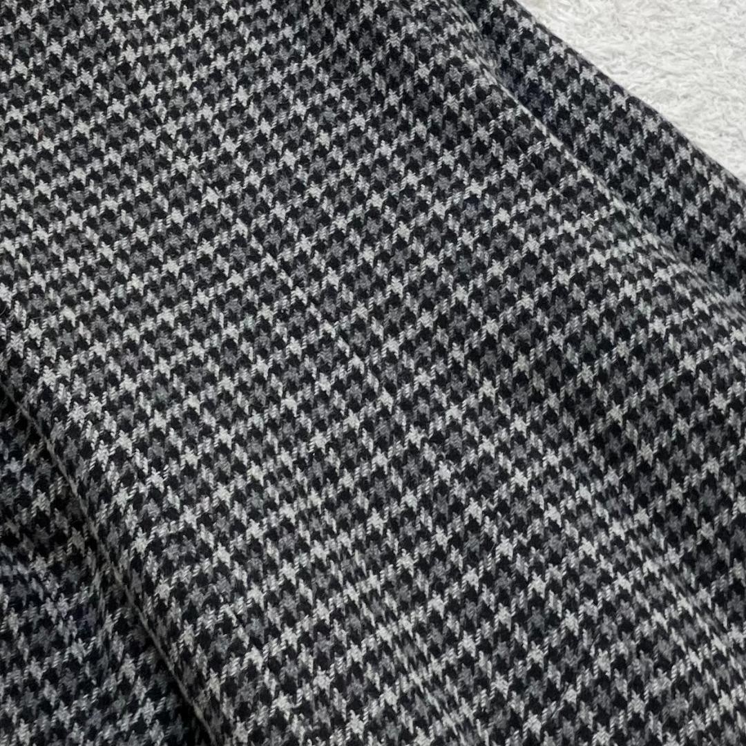Max Mara Long Caot Houndstooth pattern Size 42 Co… - image 8