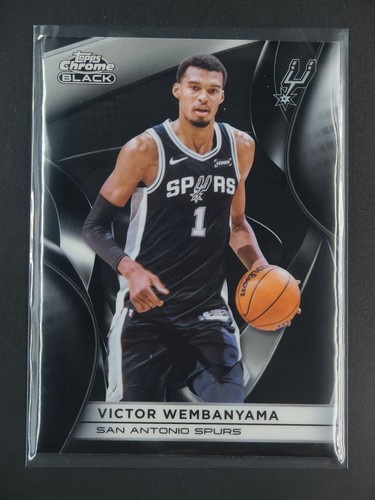 Victor Wembanyama 2025-26 Topps Chrome Black Basketball [2hk