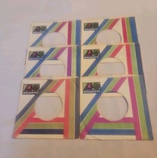 45 RPM 7" RECORD SLEEVES CO. SLEEVE 6 PACK SEE PHOTOS Atlantic Records SLV321
