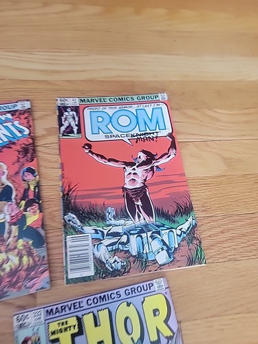 Estate Find - Lot Of 5 Vintage Marvel Comics - Thor Ghost Rider ROM New ...