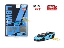 1/64 Mini GT #494 Lamborghini LB-Silhouette WORKS Aventador GT Dreamy Blue Model