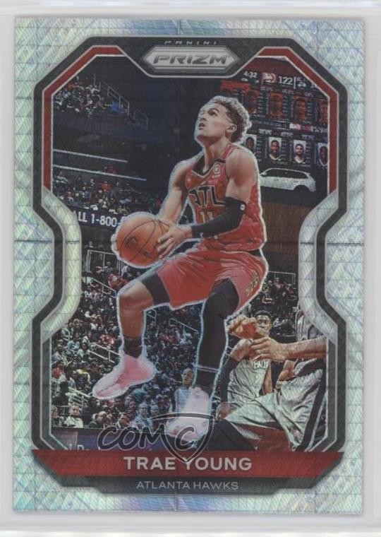 2020-21 Panini Prizm Hyper Prizm Trae Young #64 0w77