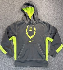 Nike Therma Fit Hoodie Youth Small Football Swoosh Logo