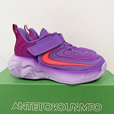 Nike Giannis Immortality 4 PS Raspberry Kids Preschool Basketball FZ6733-500 12C