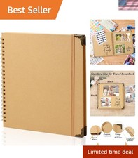 Stylish 80-Page Scrapbook - Perfect for Weddings, Anniversaries DIY Projects